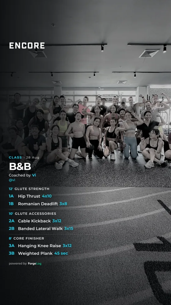 B&B as a member's post, the coach credited